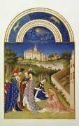 Les Riches Heures du Duc de Berry, Avril (Frères Limbourg) - Muzeo.com