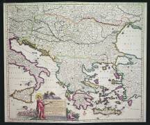 Carte de la Grèce (Ecole Néerlandaise) - Muzeo.com