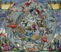 Carte des Constellations de l'hémisphère Nord (Andreas Cellarius) - Muzeo.com