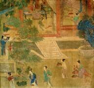 Femmes récoltant des feuilles (Ecole chinoise) - Muzeo.com