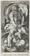 Jupiter sur son aigle brandissant la foudre (Rosso Fiorentino) - Muzeo.com