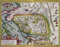 La première carte de l'Atlas occidental de la Chine (Luis Jorge de Barbuda) - Muzeo.com