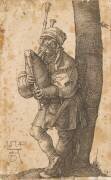 Le joueur de cornemuse (Albrecht Dürer) - Muzeo.com