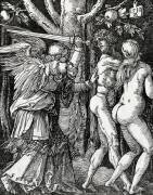 Petite passion - Adam et Eve chassés du Paradis (Albrecht Dürer) - Muzeo.com
