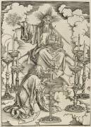 Suite de l'Apocalypse: La Vision des sept chandeliers (Albrecht Dürer) - Muzeo.com