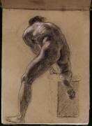 Académie d'homme nu (Eugène Delacroix) - Muzeo.com