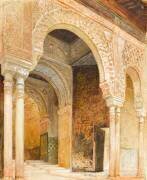 Alhambra de Grenade : Entrée de la Salle des Deux Soeurs. (Henri Regnault) - Muzeo.com