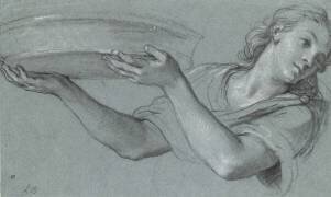 Ange portant une corbeille (Louis Boullogne le Jeune) - Muzeo.com