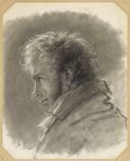 Autoportrait, en buste, de profil à gauche (Anne-Louis Girodet) - Muzeo.com