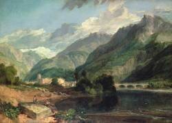 Bonneville, Savoie et Mont Blanc (Joseph Mallord William Turner) - Muzeo.com