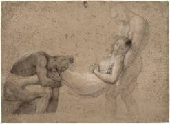Chactas embrassant les jambes d'Atala (Anne-Louis Girodet) - Muzeo.com