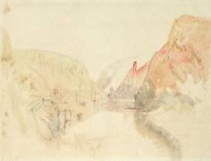 Château de Traben-Trarbach sur la Moselle (Joseph Mallord William Turner) - Muzeo.com