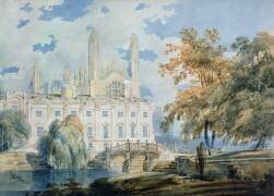 Clare Hall et l'extrémité ouest de la chapelle du King's College (Joseph Mallord William Turner) - Muzeo.com