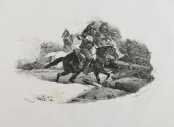 Cuirassiers chargeant une batterie d'artillerie (Théodore Géricault) - Muzeo.com