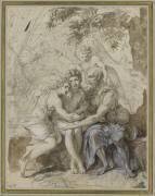 Daphnis et Chloé avec le berger Philétas (Anne-Louis Girodet) - Muzeo.com
