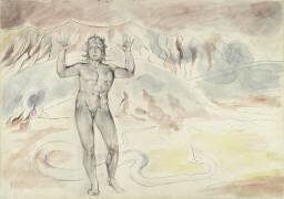 Donati transformé en serpent (William Blake) - Muzeo.com
