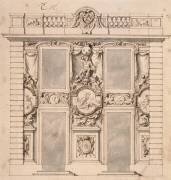 Elévation du Pavillon de Mercure à Marly (Charles Le Brun) - Muzeo.com