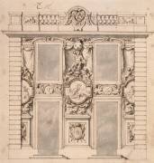 Elévation du Pavillon de Mercure à Marly (Charles Le Brun) - Muzeo.com