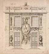 Elévation du Pavillon de Minerve à Marly (Charles Le Brun) - Muzeo.com