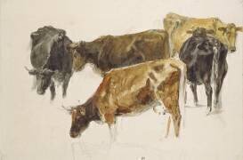 Étude d'un groupe de vaches (Joseph Mallord William Turner) - Muzeo.com