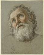 Etude d'une tête de saint en extase (Noël-Nicolas Coypel) - Muzeo.com
