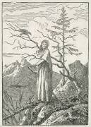 Femme avec un corbeau (Caspar David Friedrich) - Muzeo.com