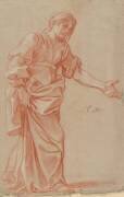 Femme debout, drapée (Charles Le Brun) - Muzeo.com