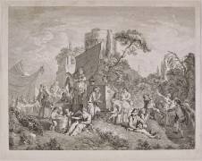 Foire de campagne : 1er état (Charles-Nicolas Cochin) - Muzeo.com