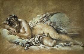 Jeune femme endormie (François Boucher) - Muzeo.com