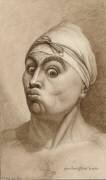 Jeune homme faisant la moue (Jean-Jacques Lequeu) - Muzeo.com