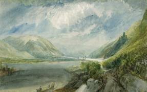 Jonction du Rhin et de la Lahn (Joseph Mallord William Turner) - Muzeo.com