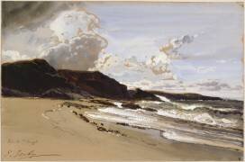 La Baie de Saint-Enogat (Eugène Isabey) - Muzeo.com