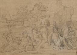 La déification d'Enée (Charles Le Brun) - Muzeo.com