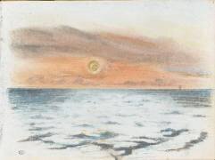 La mer au coucher du soleil (Eugène Delacroix) - Muzeo.com