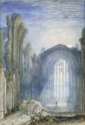 L'abbaye de Melrose: une illustration de «The Lay of the Last Minstrel» de Sir Walter Scott (Joseph Mallord William Turner) - Muzeo.com