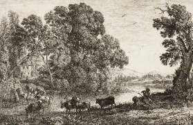 Le bouvier (Claude Gellée) - Muzeo.com