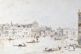 Le Grand Canal à Venise (Francesco Guardi) - Muzeo.com