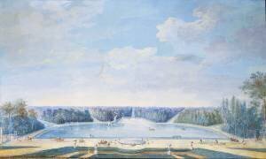 Le lac de Chanteloup (Henri Joseph van Blarenberghe) - Muzeo.com