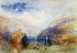 Le Lauerzersee avec les Mythens (Joseph Mallord William Turner) - Muzeo.com