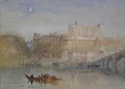 Le pont et le château d'Amboise (Joseph Mallord William Turner) - Muzeo.com