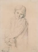 L'enfant au chevreau, portrait de Mademoiselle Taurel (Jean-Auguste-Dominique Ingres) - Muzeo.com