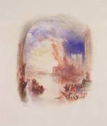 L'incendie des Chambres du Parlement (Joseph Mallord William Turner) - Muzeo.com