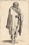 Mendiant à la tête et aux pieds nus (Jacques Callot) - Muzeo.com