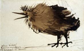 Oiseau déclassé dont les caquetages ont compromis la sorcière (Victor Hugo) - Muzeo.com