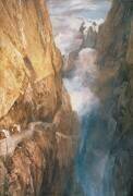 Passage du Mont St-Gothard depuis le Pont du Diable (Joseph Mallord William Turner) - Muzeo.com