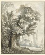 Paysage avec un grand arbreLandscape with a Tall Tree (Marten de Cock) - Muzeo.com