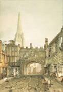 Porte du Close, à Salisbury (Joseph Mallord William Turner) - Muzeo.com