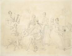Portrait de la famille de Lucien Bonaparte (Jean-Auguste-Dominique Ingres) - Muzeo.com
