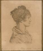 Portrait de profil de madame de Beauharnais, future impératrice Joséphine (Louis-Léopold Boilly) - Muzeo.com