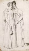 Portraits des deux soeurs Harvey (Jean-Auguste-Dominique Ingres) - Muzeo.com